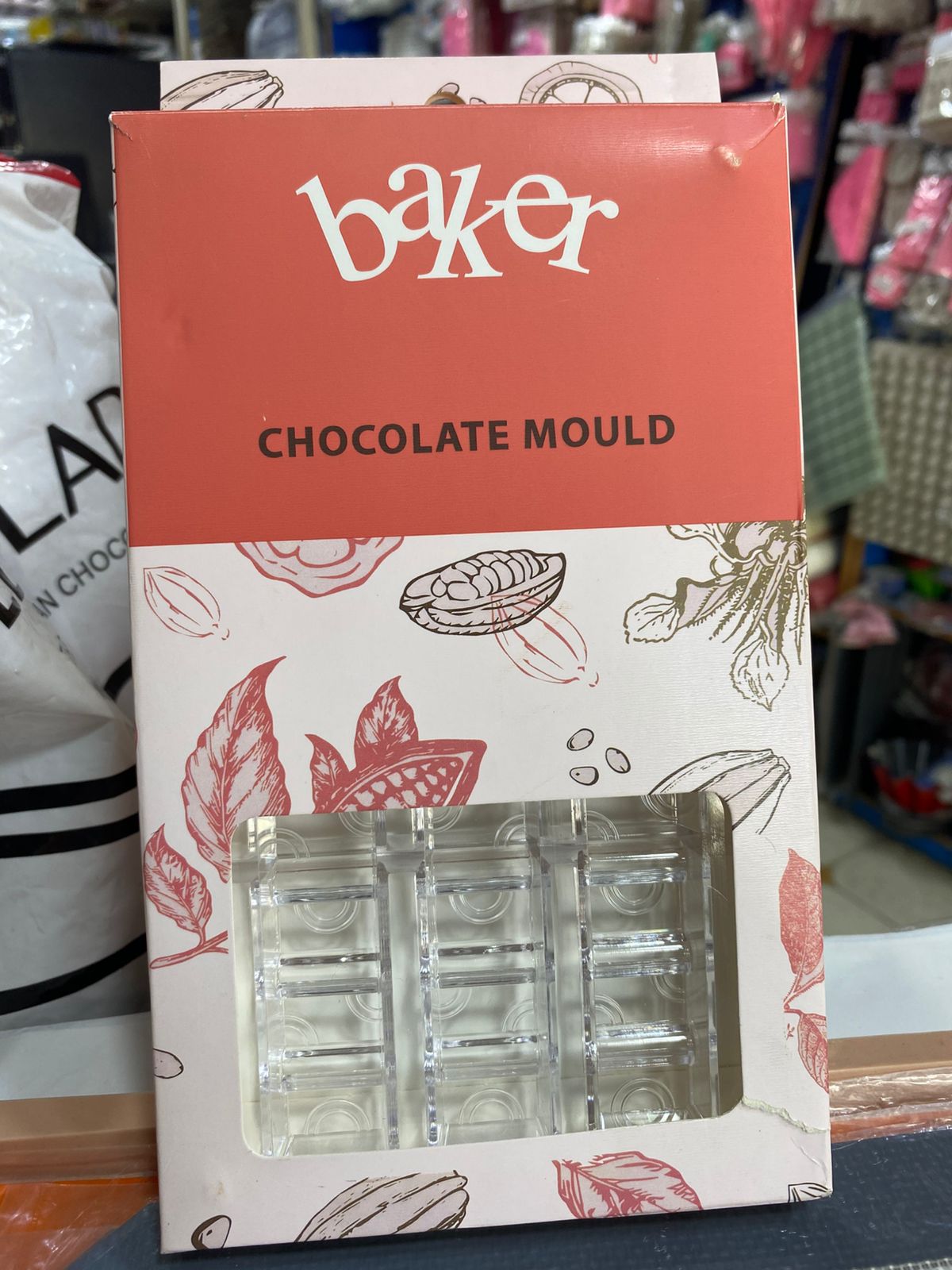 6 Cavity Rectangle Joy Bar Acrylic Chocolate Mold