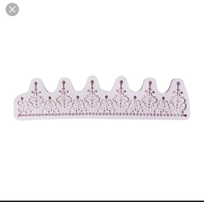 Silicon Vintage Tiara Fondant Mold