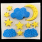 Silicon Cloud Moon Fondant Mold