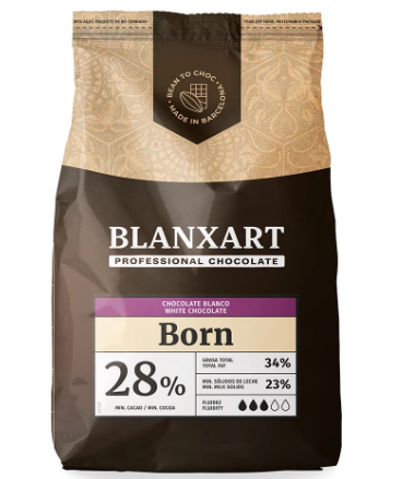 Born Blanxarat White Chocolate 28% 5kg Made in Spain