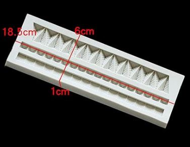 Silicon Fondant Fabric Boarder Mold