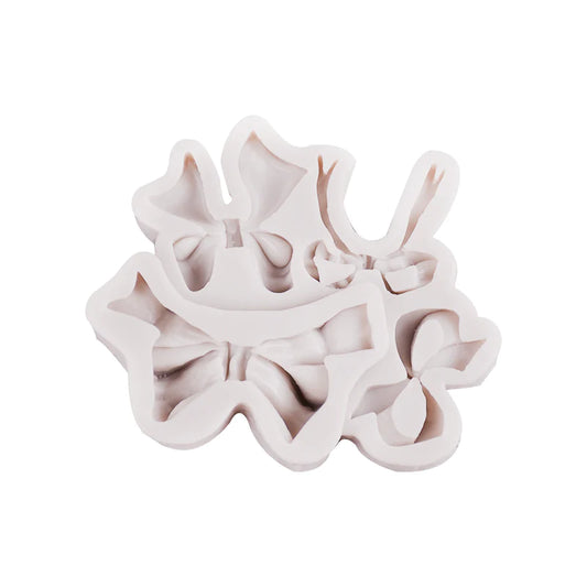 Silicon Multi Bow Tie Fondant Mold size 3.6" x 3.5