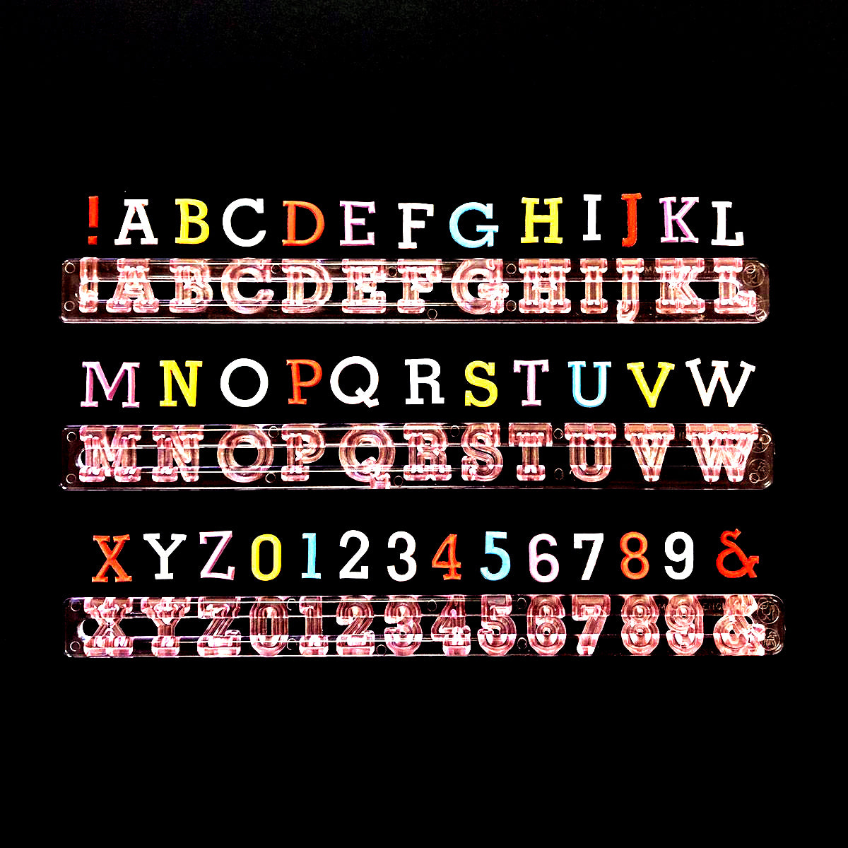 Fancy Alphabet Tappets Upper Case 1.5cm