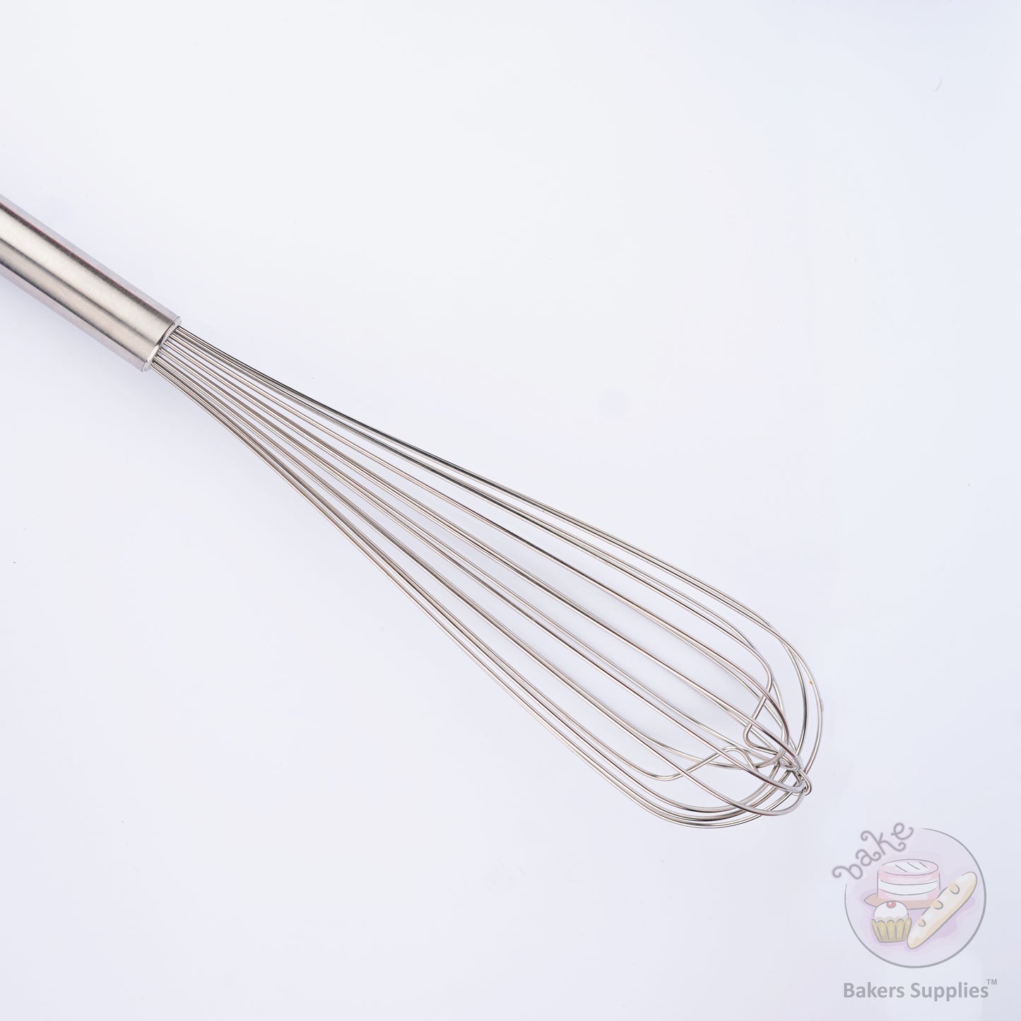 Stainless Steel Metal Hand Whisk 12 inches