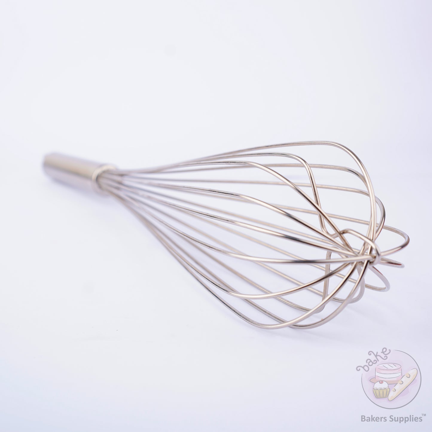 Stainless Steel Metal Hand Whisk 12 inches