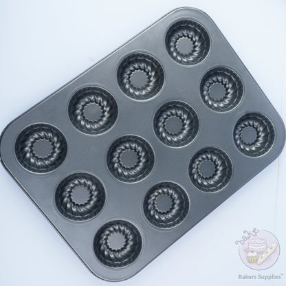 Fluted Tube Mini Bundt Muffin Tray