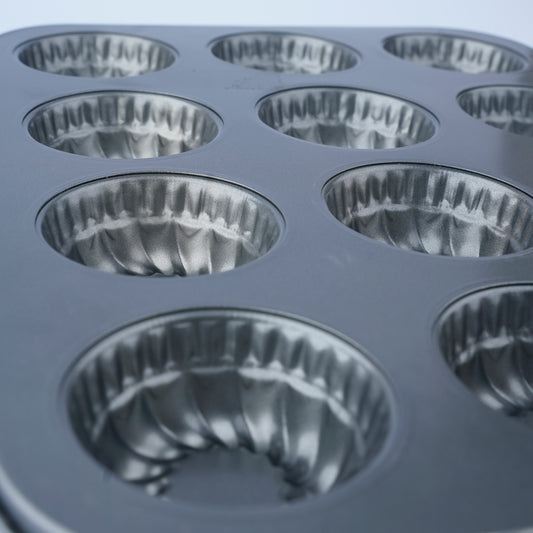 Fluted Tube Mini Bundt Muffin Tray