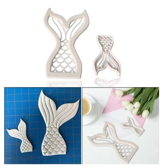 Mermaid Tail Cutter Set 2pcs