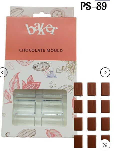 14 Cavity Rectangle Truffle Acrylic Chocolate Mold