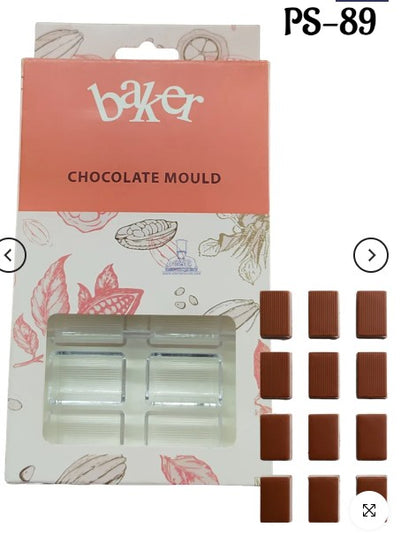 14 Cavity Rectangle Truffle Acrylic Chocolate Mold