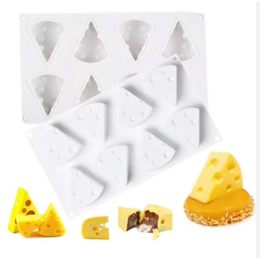 Silicone 8 Cavity Cheese Slice Mold