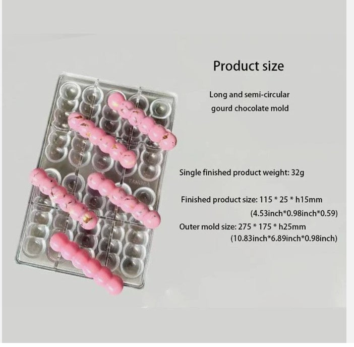 Bubble Bar Acrylic Chocolate Mold