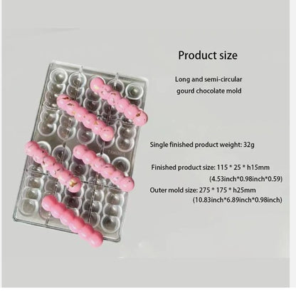 Bubble Bar Acrylic Chocolate Mold