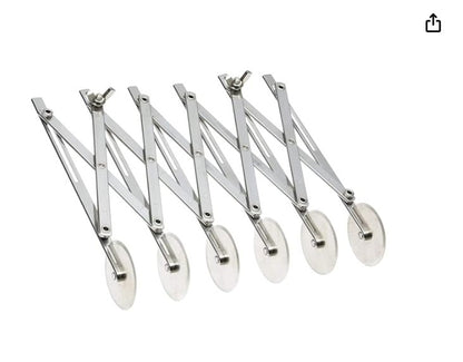 SS Dough Pastry Roller Cutter