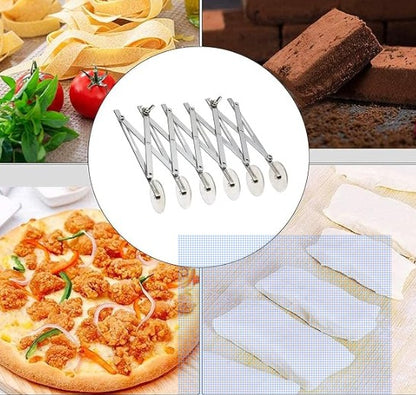 SS Dough Pastry Roller Cutter