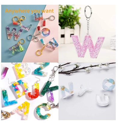 Silicon Epoxy Resin Capital Alphabet Fondant Mold