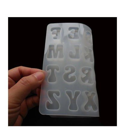 Silicon Epoxy Resin Capital Alphabet Fondant Mold