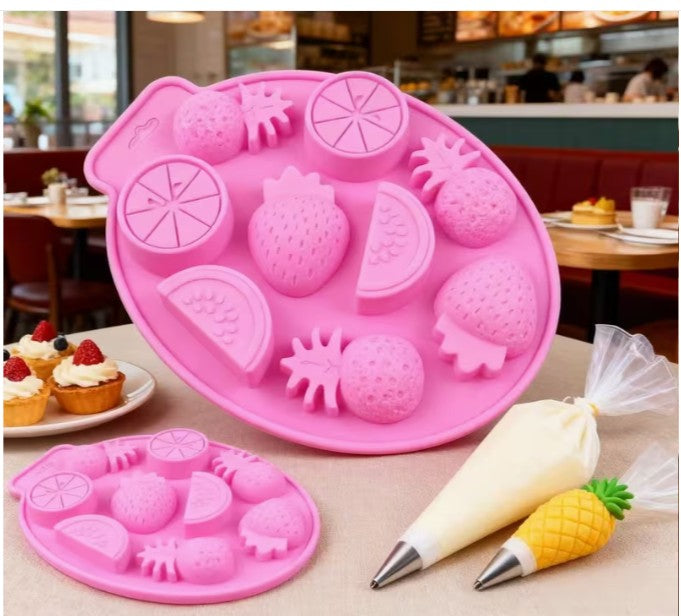 Silicon Fruits Ice Chocolate Mold