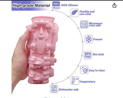 Silicon Formula 1 Racing Cars Chocolate Mold