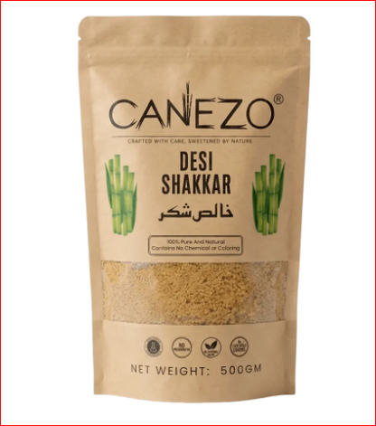 Desi Shakkar – 100% Pure Natural Jaggery Powder  500g