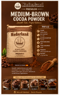 Medium-Brown Cocoa Powder Made In Spain Repacked