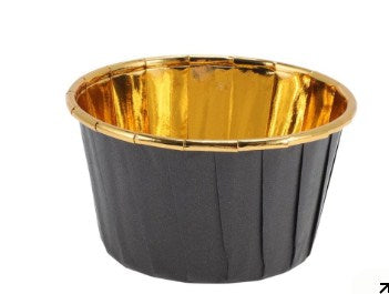 Golden Round Edge Cupcake Liner 50pcs