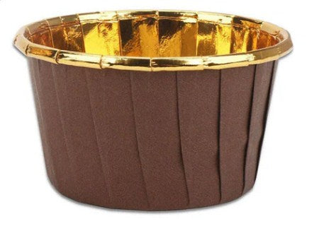 Golden Round Edge Cupcake Liner 50pcs