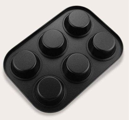 6 Cavity Cupcake Tray Non Stick