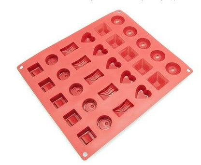 Silicon Assorted chocolate Mold tray 30 cavity