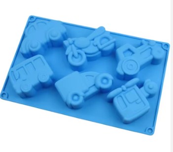 Silicon 6 Cavity Deep Transport Chocolate Mold