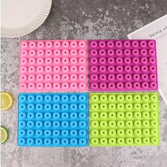 Commercial Silicon 48 Cavity Mini Donut Chocolate Mold