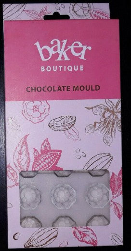 21 Cavity Octagon Round Acrylic Chocolate Mold