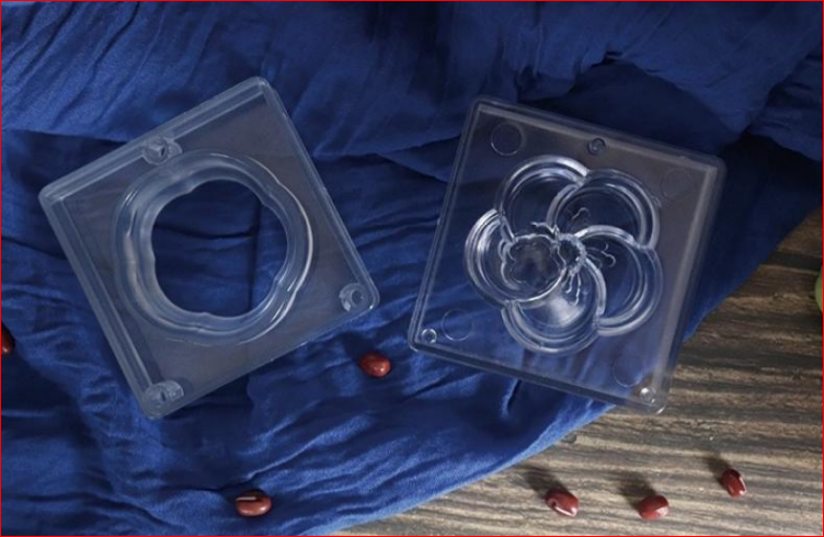 Acrylic 3D Flower Mold 2pc Set