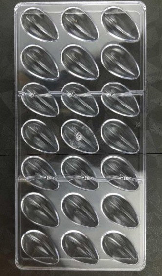 21 Cavity Cocoa Bean Acrylic Chocolate Mold