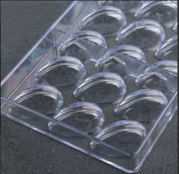 21 Cavity Cocoa Bean Acrylic Chocolate Mold