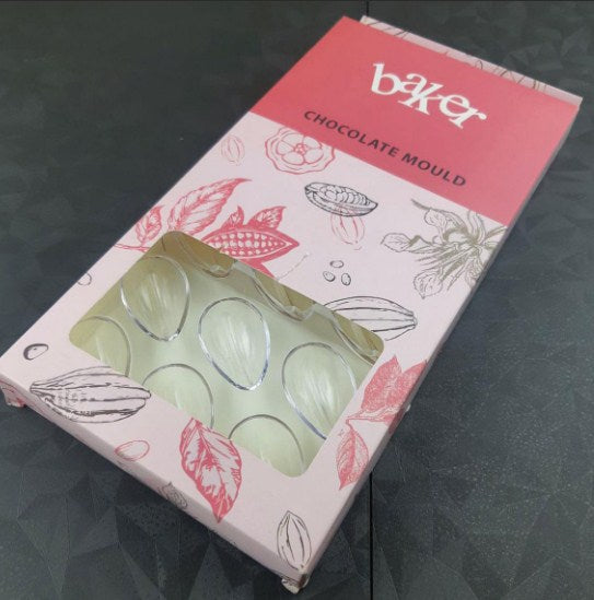 21 Cavity Cocoa Bean Acrylic Chocolate Mold