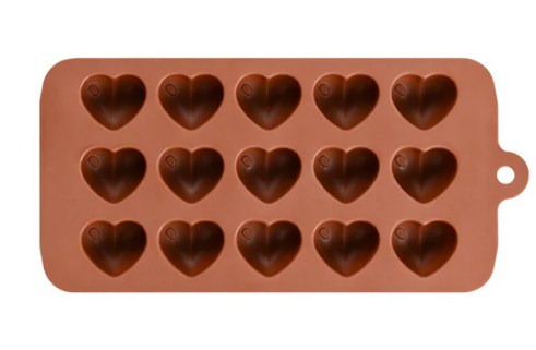 SILICON HEART CHOCOLATE MOLD