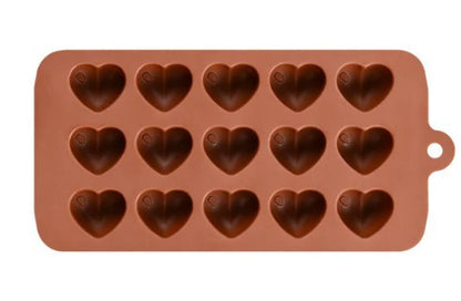 SILICON HEART CHOCOLATE MOLD