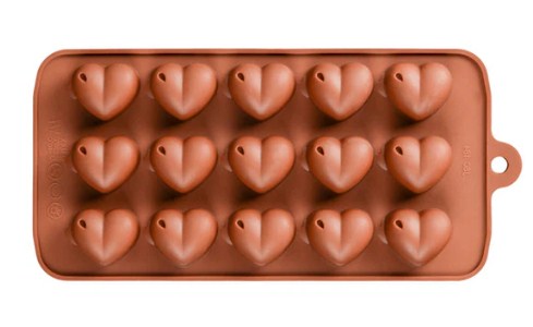 SILICON HEART CHOCOLATE MOLD