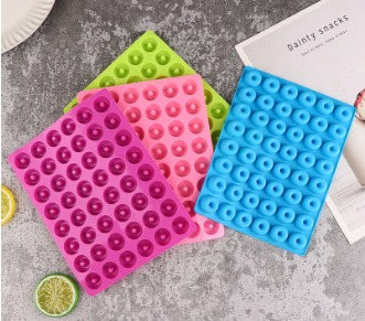 Commercial Silicon 48 Cavity Mini Donut Chocolate Mold