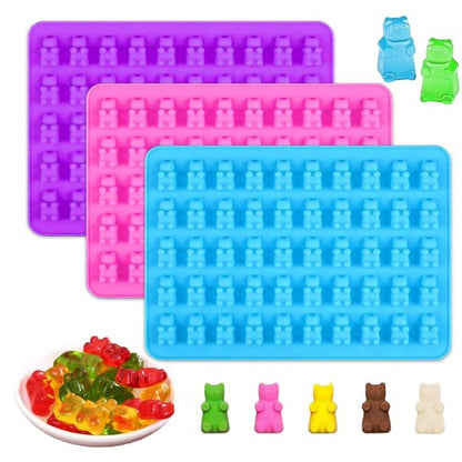Silicone Gummy Bear Chocolate & Candy Mold 50 Cavity