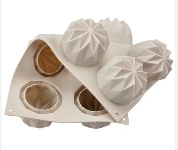 Silicon 8 Cavity 3D Diamond Mold