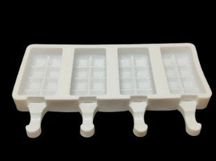 4 Cavity Mini Silicone Chanky Bar Popsicle Mold size 2.5 inch x 1.5 inch