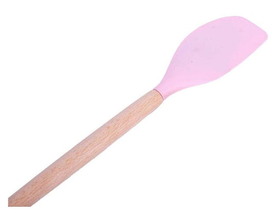 Silicon Wood Handle Big Spatula