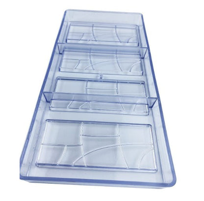 4 Cavity Mini Abstract Bar Acrylic Chocolate Mold