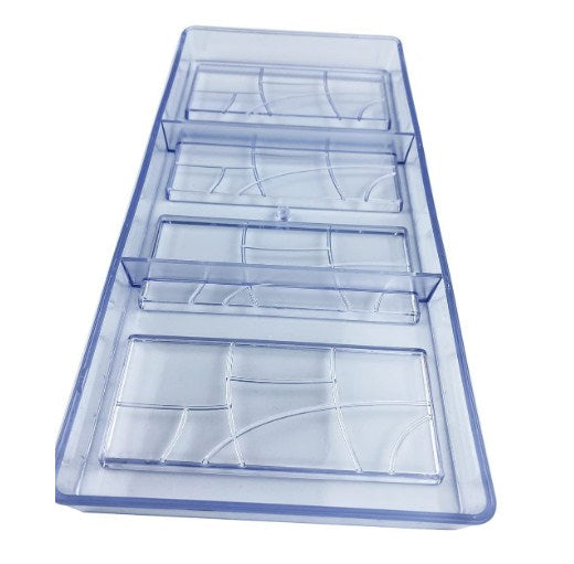 4 Cavity Mini Abstract Bar Acrylic Chocolate Mold