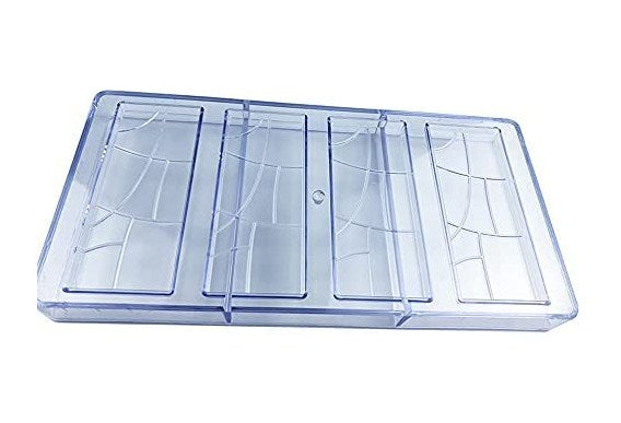 4 Cavity Mini Abstract Bar Acrylic Chocolate Mold