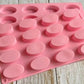 Silicone Mini Oval Soap Mold 16 cavity