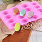 Silicone Mini Oval Soap Mold 16 cavity