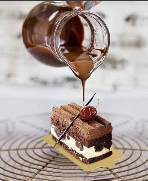 Dessert Platter Rectangle Golden 100pcs 10x6cm